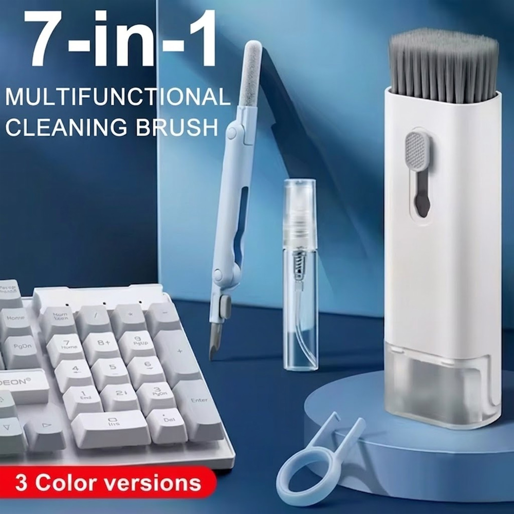 Screen Cleaner Spray - 7-in-1 Keyboard Cleaning Kit Laptops Cleaner