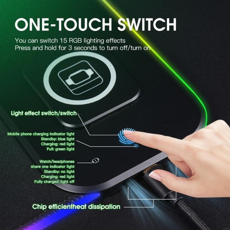Miếng Lót Chuột Sạc Không Dây  - đánh giá và giá Mouse Charging Pad