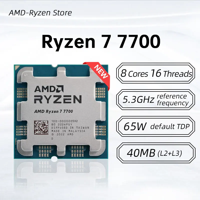 New AMD Ryzen 7 7700 Processor - đánh giá và giá Amd Cpu Ryzen 7