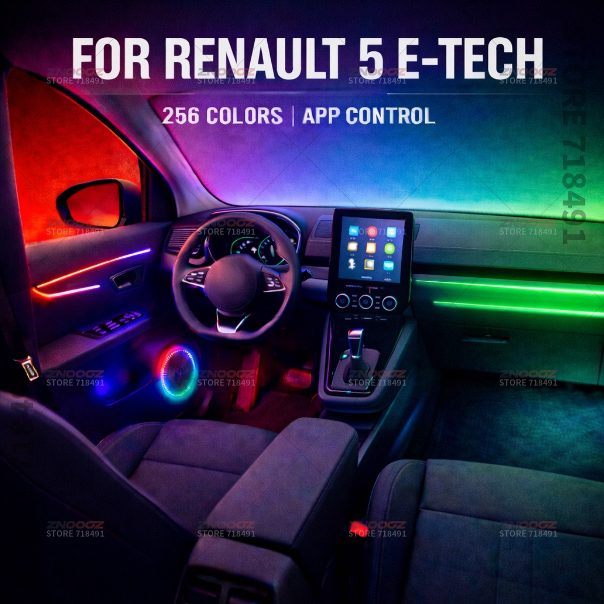 22in1 RGB Car Interior Acrylic - đánh giá và giá Tech Lighting Accessories