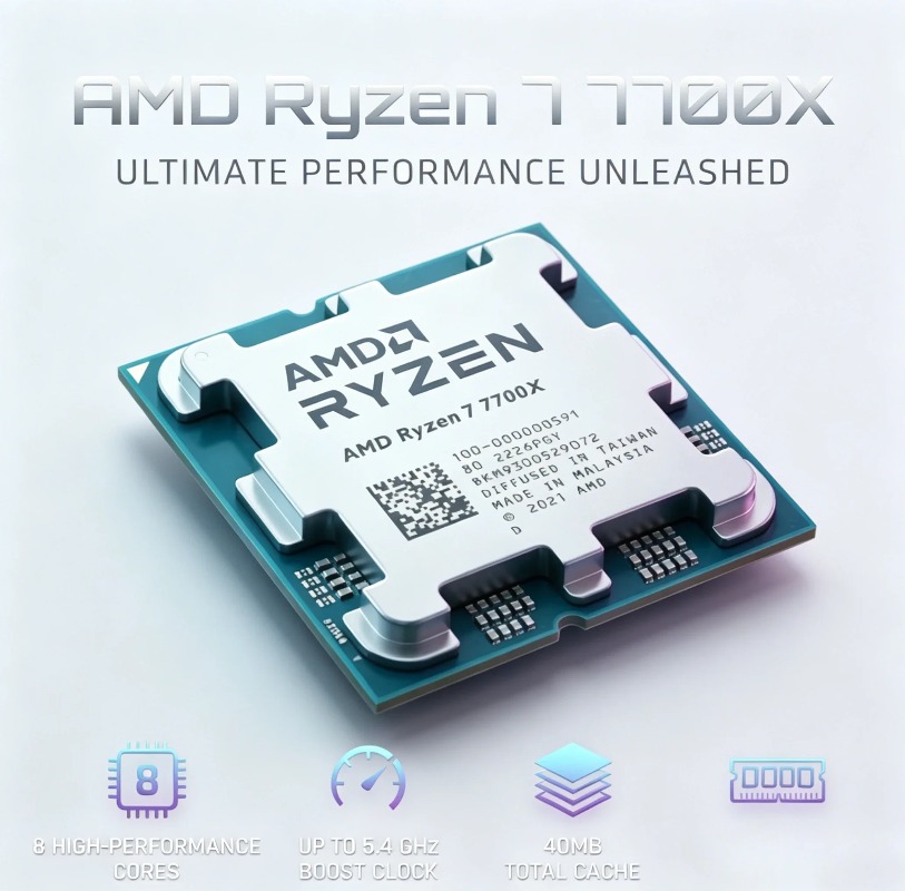 AMD Ryzen 7 7700X R7 7700X CPU - đánh giá và giá Amd Cpu Ryzen 7