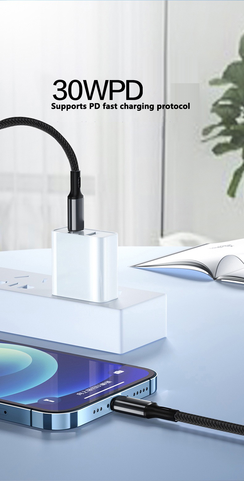 PD 30W USB Cable For iPhone 14 - đánh giá và giá Tech Accessories Phone