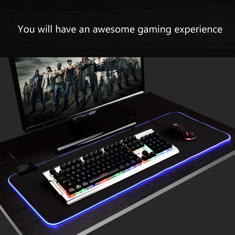 LED Light Mousepad RGB Keyboar - đánh giá và giá Mouse Charging Pad