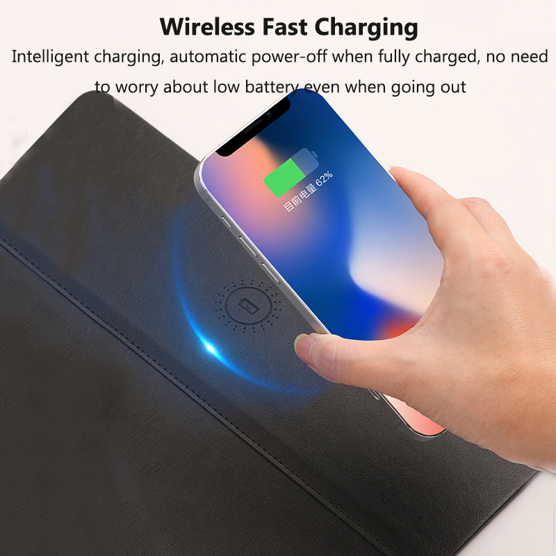 Wireless Charging PU Mouse Pad - đánh giá và giá Mouse Charging Pad