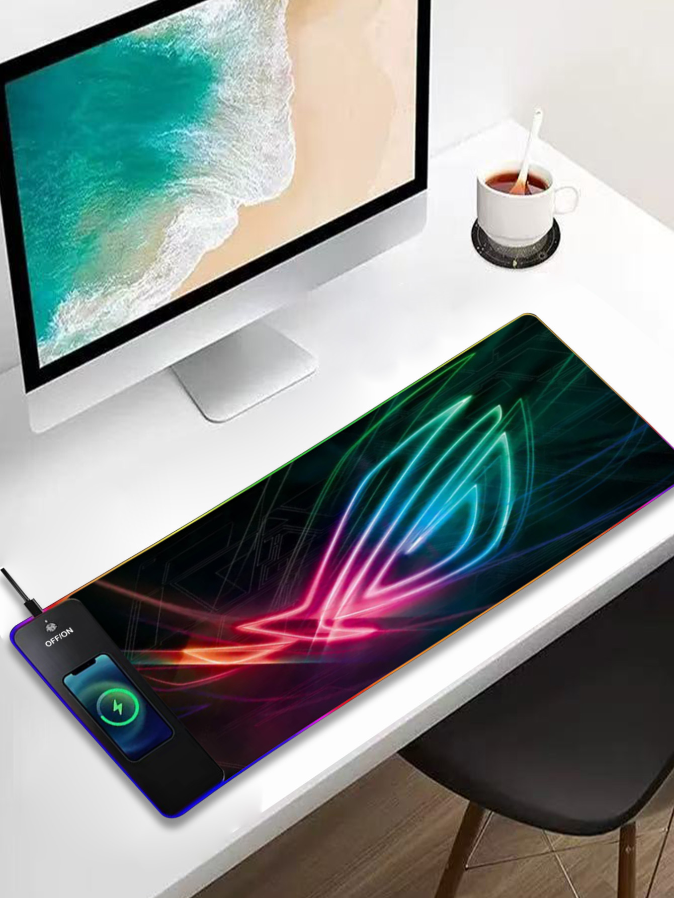 RGB Illuminated Multi-Function - đánh giá và giá Mouse Charging Pad
