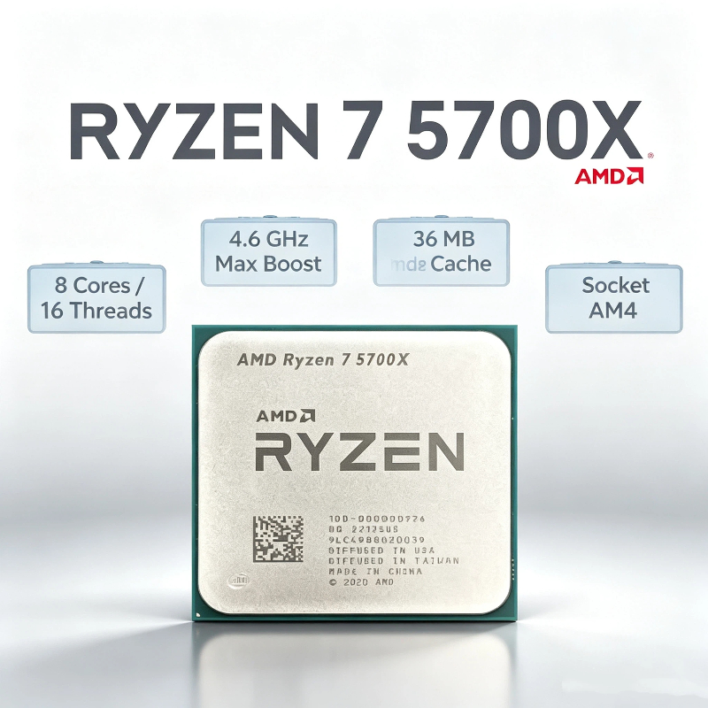 AMD Ryzen 7 5700X Gaming Deskt - đánh giá và giá Amd Cpu Ryzen 7