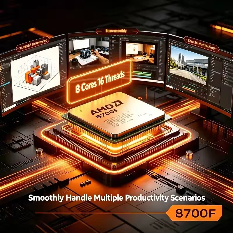 AMD Ryzen 7 8700F New Desktop  - đánh giá và giá Amd Cpu Ryzen 7