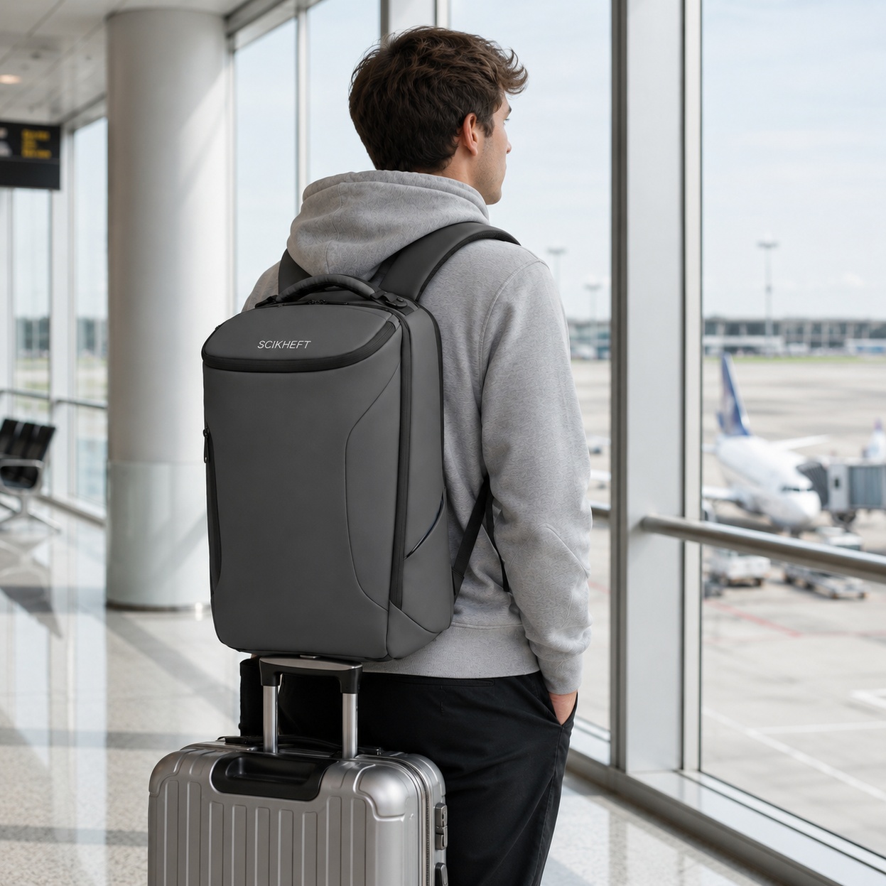 1pc Ergonomic Commute Backpack - đánh giá và giá Tech Accessories Travel