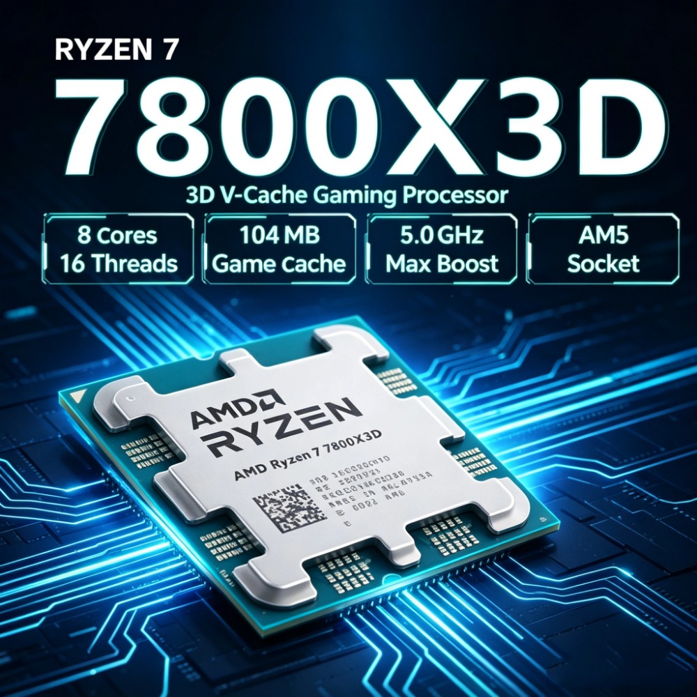 CPU AMD Ryzen 7 7800X3D Replac - đánh giá và giá Amd Cpu Ryzen 7