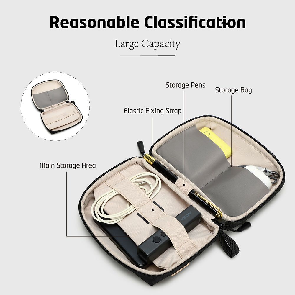 Large Capacity Tech Organizer  - đánh giá và giá Tech Accessories Organizer Pouch