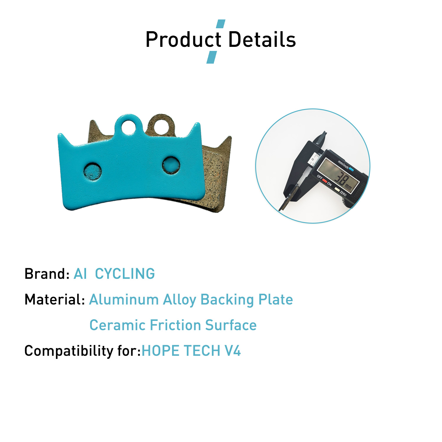 4 Pairs Ceramic Brake Pads for - đánh giá và giá Tech Bike Accessories