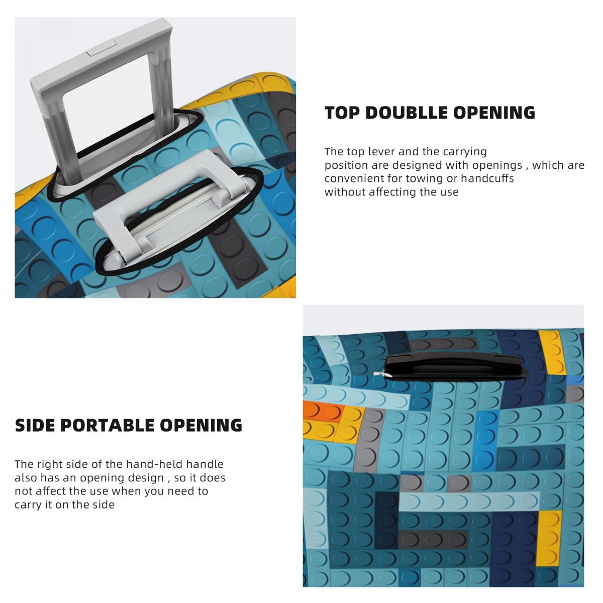 Blue Tech Pixel Building Block - đánh giá và giá Tech Accessories Travel