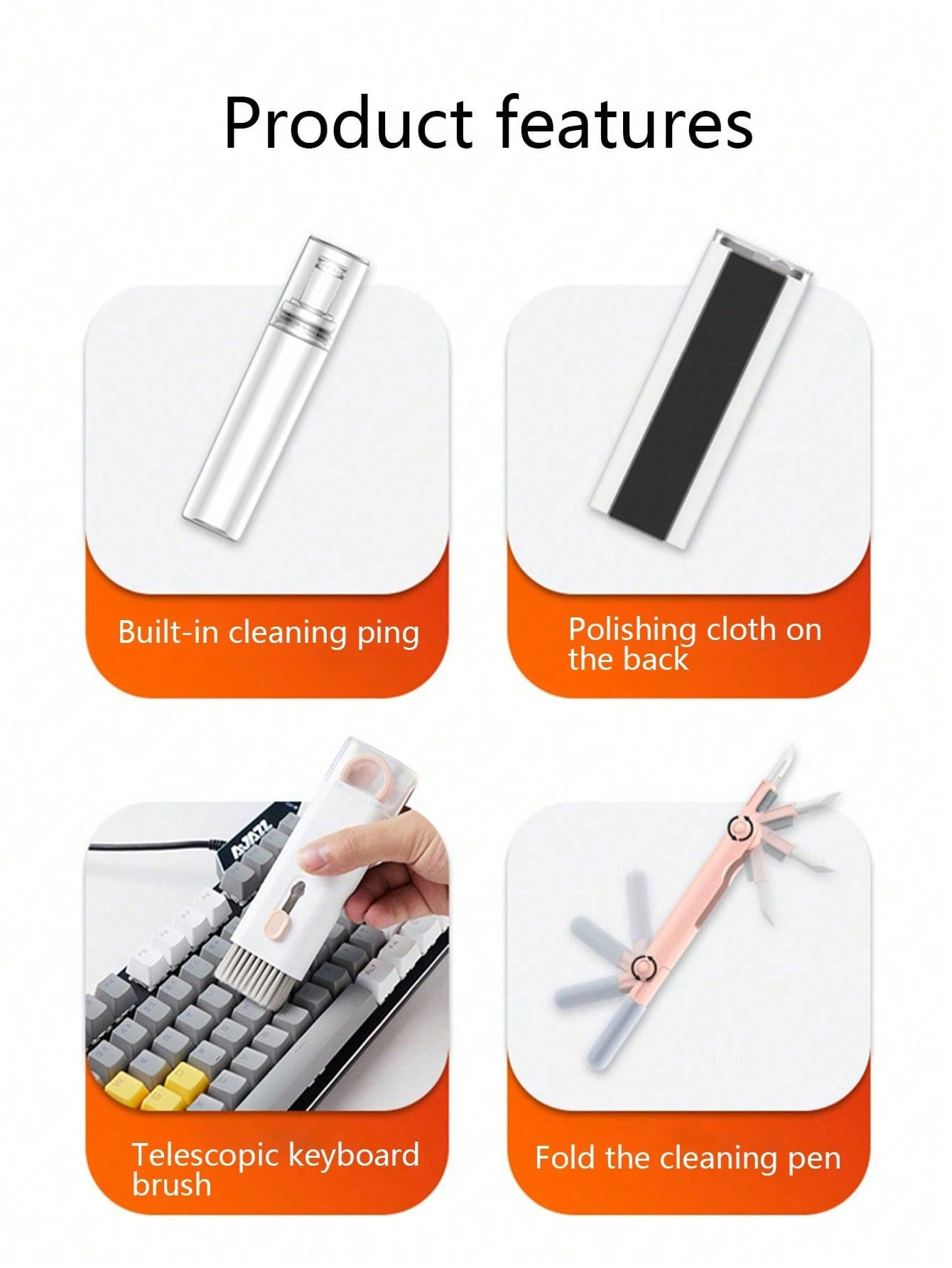 7-in-1 Multifunctional Compute - đánh giá và giá Screen Cleaner Spray