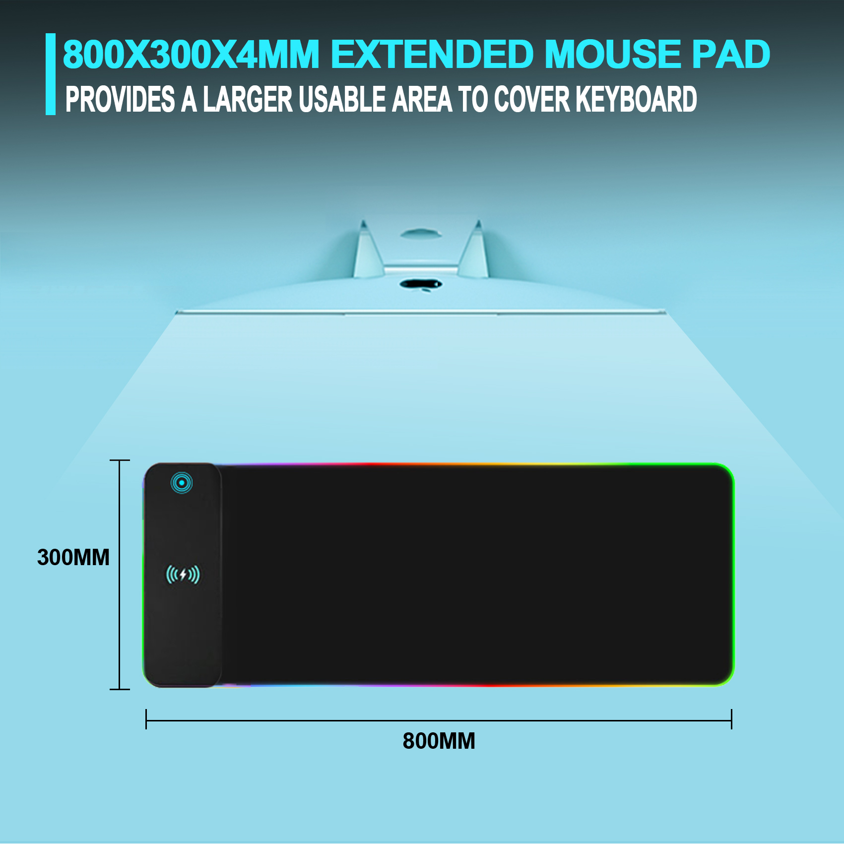 Wireless Charging RGB Gaming M - đánh giá và giá Mouse Charging Pad